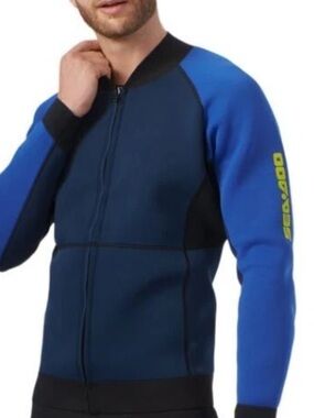 Sea Doo Montecito Jacket - Blue & Navy Neoprene! New with tags! Retail 140$